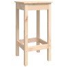 Ensemble de bar 7 pcs Bois de pin massif 