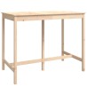 Ensemble de bar 7 pcs Bois de pin massif 