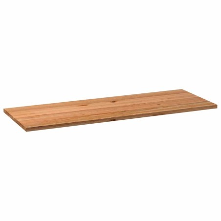 Dessus de table marron clair bois chêne massif rectangulaire 