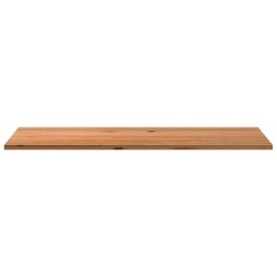 Dessus de table marron clair bois chêne massif rectangulaire 