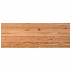Dessus de table marron clair bois chêne massif rectangulaire 