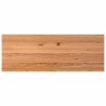Dessus de table marron clair bois chêne massif rectangulaire 