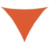 Voile d'ombrage 160 g/m² Orange 3x3x4,2 m PEHD 