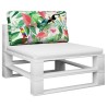 Coussin de palette multicolore 70x40x12 cm tissu 