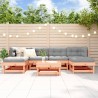 Salon de jardin 7 pcs bois massif douglas 