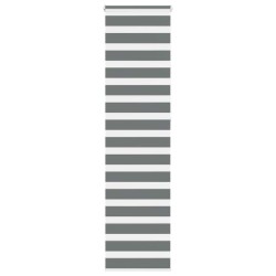 Store zèbre gris foncé largeur du tissu 50,9 cm polyester 