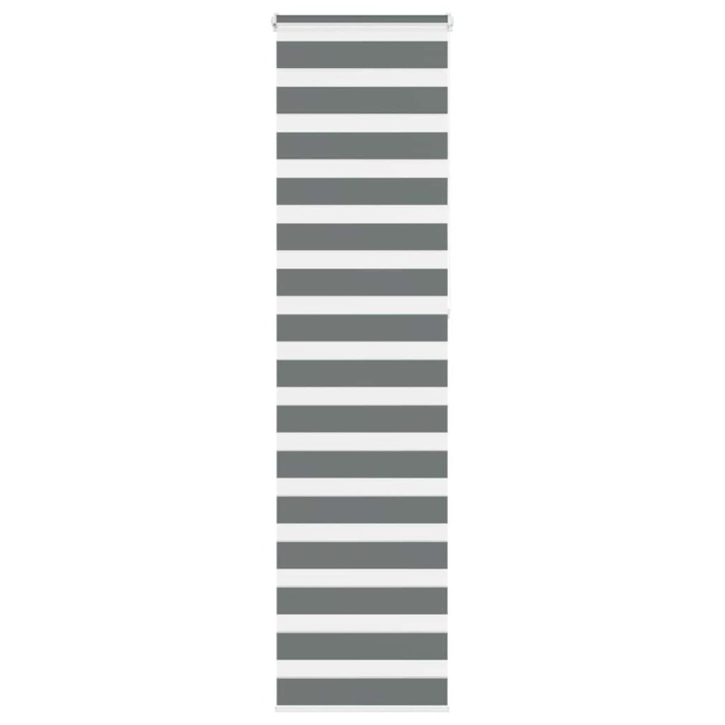 Store zèbre gris foncé largeur du tissu 50,9 cm polyester 