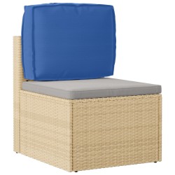 Coussin de palette pour dossier Bleu Royal 50x40x12 cm en tissu Oxford 