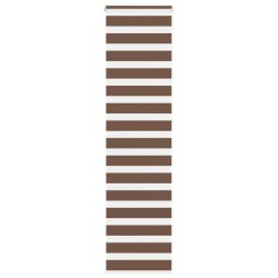 Store zèbre marron 55x230 cm largeur du tissu 50,9 cm polyester 