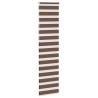 Store zèbre marron 55x230 cm largeur du tissu 50,9 cm polyester 
