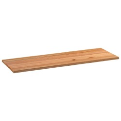 Dessus de table marron clair bois chêne massif rectangulaire 