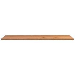 Dessus de table marron clair bois chêne massif rectangulaire 