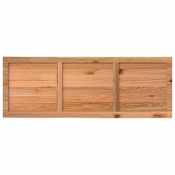 Dessus de table marron clair bois chêne massif rectangulaire 