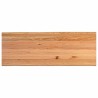 Dessus de table marron clair bois chêne massif rectangulaire 