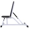 Banc d'entraînement avec jeu d'haltères 60,5 kg 