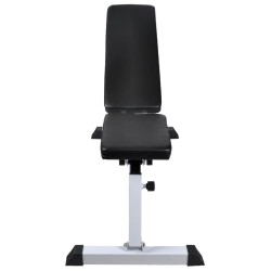 Banc d'entraînement avec jeu d'haltères 60,5 kg 