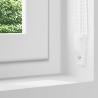 Store enrouleur occultant rouge largeur du tissu 121,6 cm 