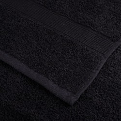 Serviettes d'invité de qualité supérieure SOLUND 10 pcs noir 