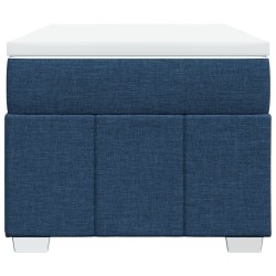 Sommier à lattes de lit avec matelas Bleu 80x200 cm Tissu 