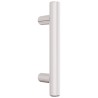 Poignées d'armoire 20 pcs argenté 64 mm acier inoxydable 