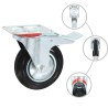 24 pcs Roulettes pivotantes 160 mm 