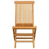 Chaises de jardin et coussins bleu lot de 6 Bois de teck massif 