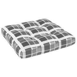 Salon de jardin palette 4pcs avec coussins Bois de pin imprégné 