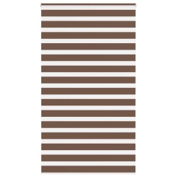 Store zèbre marron 125x200cm largeur du tissu 120,9cm polyester 