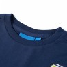 T-shirt enfants à manches longues bleu marine 104 
