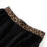 Jupe pour enfants avec ceinture léopard noir 140 