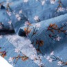 Robe pour enfants à manches longues bleu essence 140 