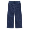 Pantalons pour enfants velours côtelé bleu marine 92 