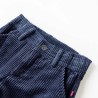 Pantalons pour enfants velours côtelé bleu marine 92 