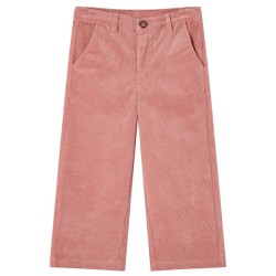 Pantalons pour enfants velours côtelé rose ancien 140 