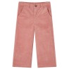 Pantalons pour enfants velours côtelé rose ancien 140 