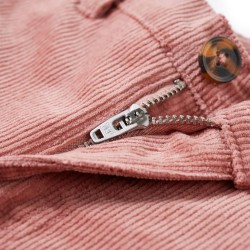Pantalons pour enfants velours côtelé rose ancien 140 