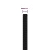 Corde de travail Noir 4 mm 25 m Polyester 