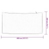 Filet pour remorque avec corde élastique blanc 4x2 m PP 