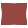 Voile de parasol tissu oxford rectangulaire 2,5x3 m terre cuite 
