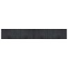 Tapis rectangulaire gris 60x400 cm bambou 