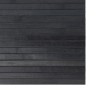 Tapis rectangulaire gris 60x400 cm bambou 