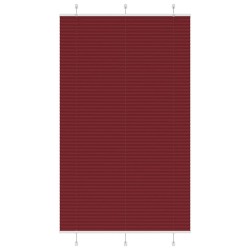 Store plissé rouge bordeaux 115x200 cm largeur du tissu 114,4cm 