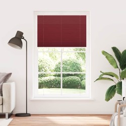 Store plissé rouge bordeaux 115x200 cm largeur du tissu 114,4cm 
