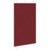 Store plissé rouge bordeaux 115x200 cm largeur du tissu 114,4cm 
