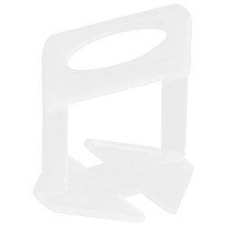 Clips de nivellement de carreaux 1000 pcs 1,5 mm 