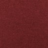 Repose-pied Rouge 45x29,5x35 cm Tissu 