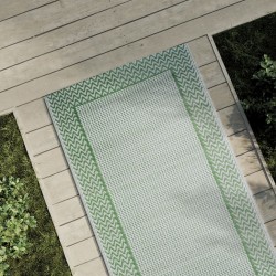 Tapis d'extérieur ARAKIL vert 80x250 cm PP 