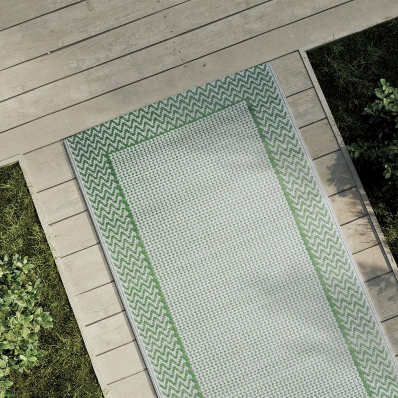 Tapis d'extérieur ARAKIL vert 80x250 cm PP 