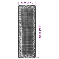 Tapis d'extérieur ARAKIL vert 80x250 cm PP 