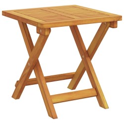 Chaises longues lot de 2 avec table bois massif d'acacia 